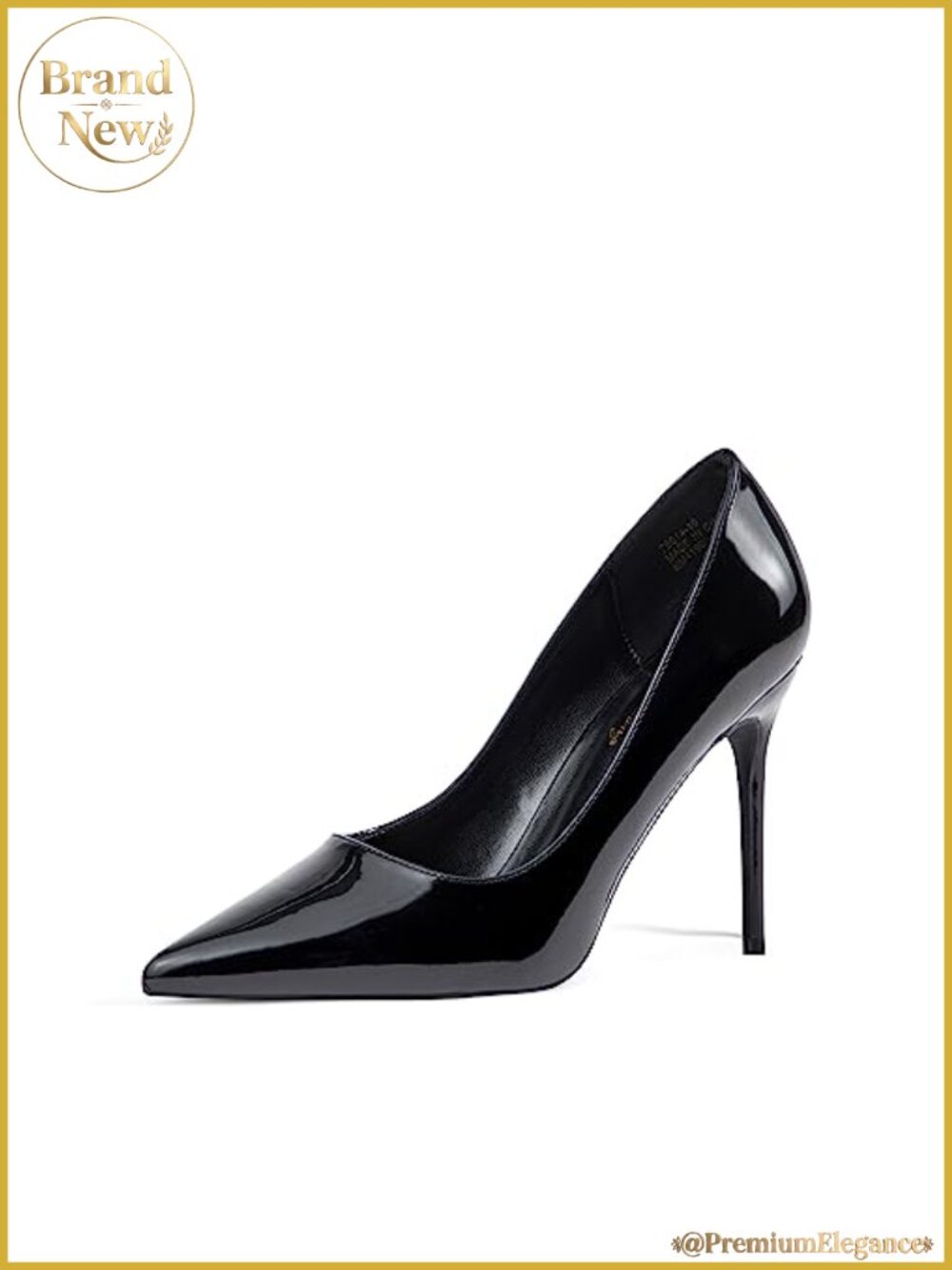 Women's Pointed Toe Stiletto Heels Slip On Party Wedding Pumps 4 Inch High Heel